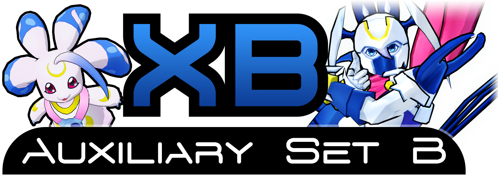 Logo for set XB with Lunamon and Dianamon