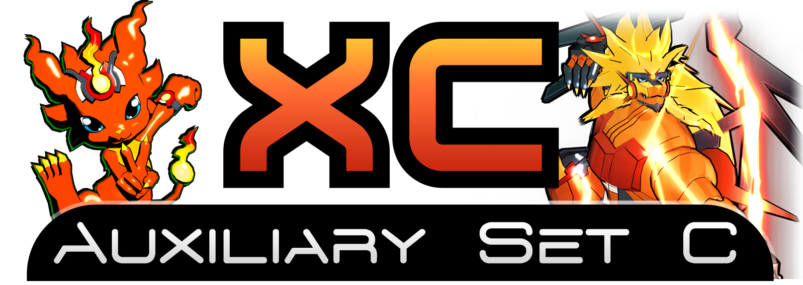 Logo for set XC with Coronamon and Apollomon